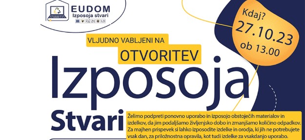 USPEŠNO ODPRTJE IZPOSOJE STVARI V RADLJAH OB DRAVI